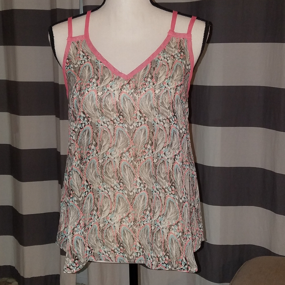 Solemio lightweight shear blouse. Size S